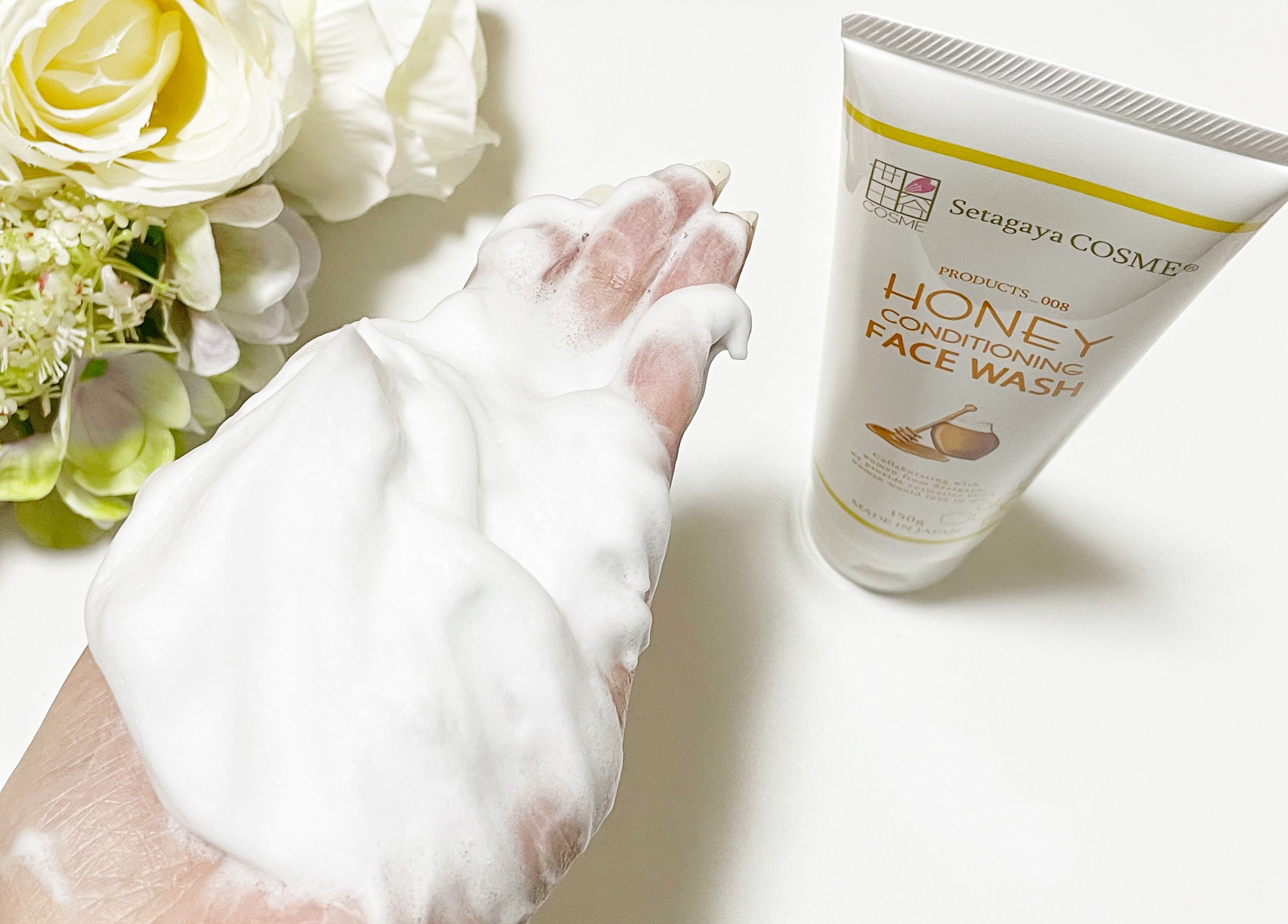 ハニーフェイスウォッシュ/世田谷コスメ/洗顔フォームを使ったクチコミ（3枚目）