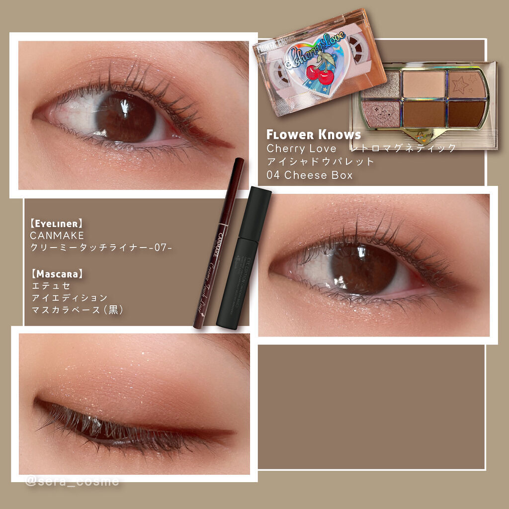 レトロマグネティック アイシャドウパレット/FlowerKnows/アイシャドウパレットを使ったクチコミ（1枚目）