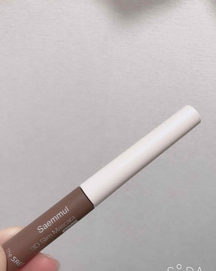 the SAEM 3D スリム マスカラのクチコミ「韓国に行った時に購入しました!
友達が使ってて薦められたので買ったのですが、細いブラシで使いや.....」(1枚目)