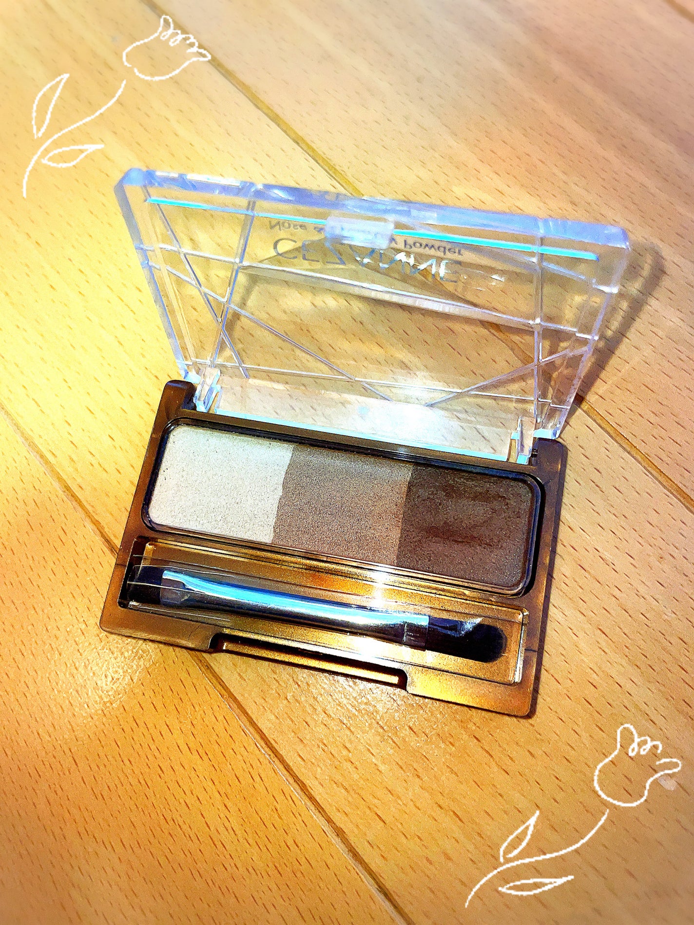 ノーズ&アイブロウパウダー/CEZANNE/パウダーアイブロウを使ったクチコミ(1枚目)