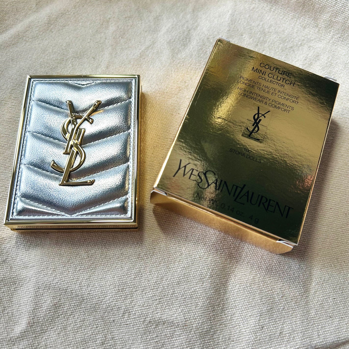 クチュール ミニ クラッチ/YVES SAINT LAURENT BEAUTE/アイシャドウパレットを使ったクチコミ(2枚目)