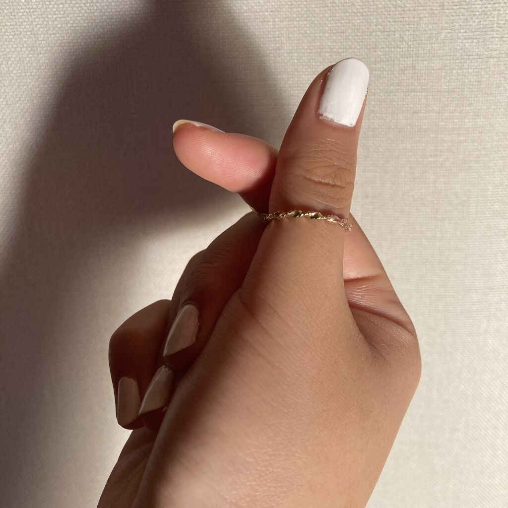 AC ネイルエナメル M 044 ホワイト/AC MAKEUP/マニキュアを使ったクチコミ（1枚目）