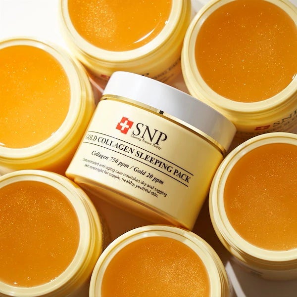 SNP ゴールド コラーゲン スリーピング パック/SNP/シートマスク・パックを使ったクチコミ(4枚目)