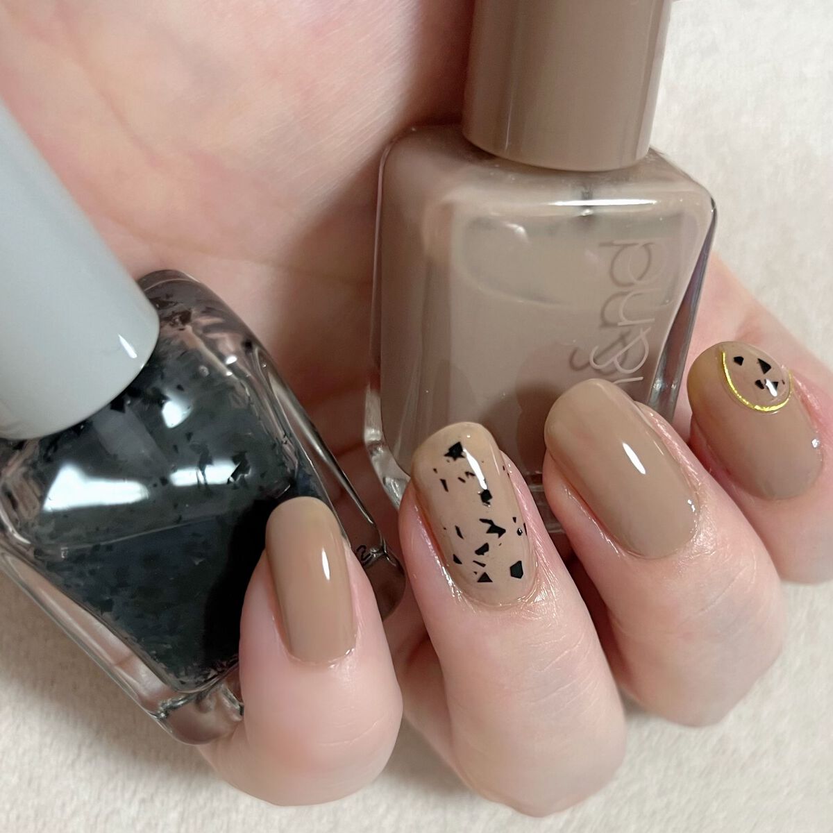 ムードペブルネイル/rom&nd/マニキュアを使ったクチコミ(1枚目)