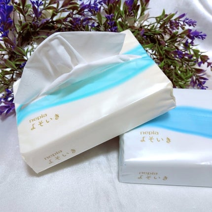 よそいき保湿ティシュ/ネピア/ティッシュを使ったクチコミ(4枚目)