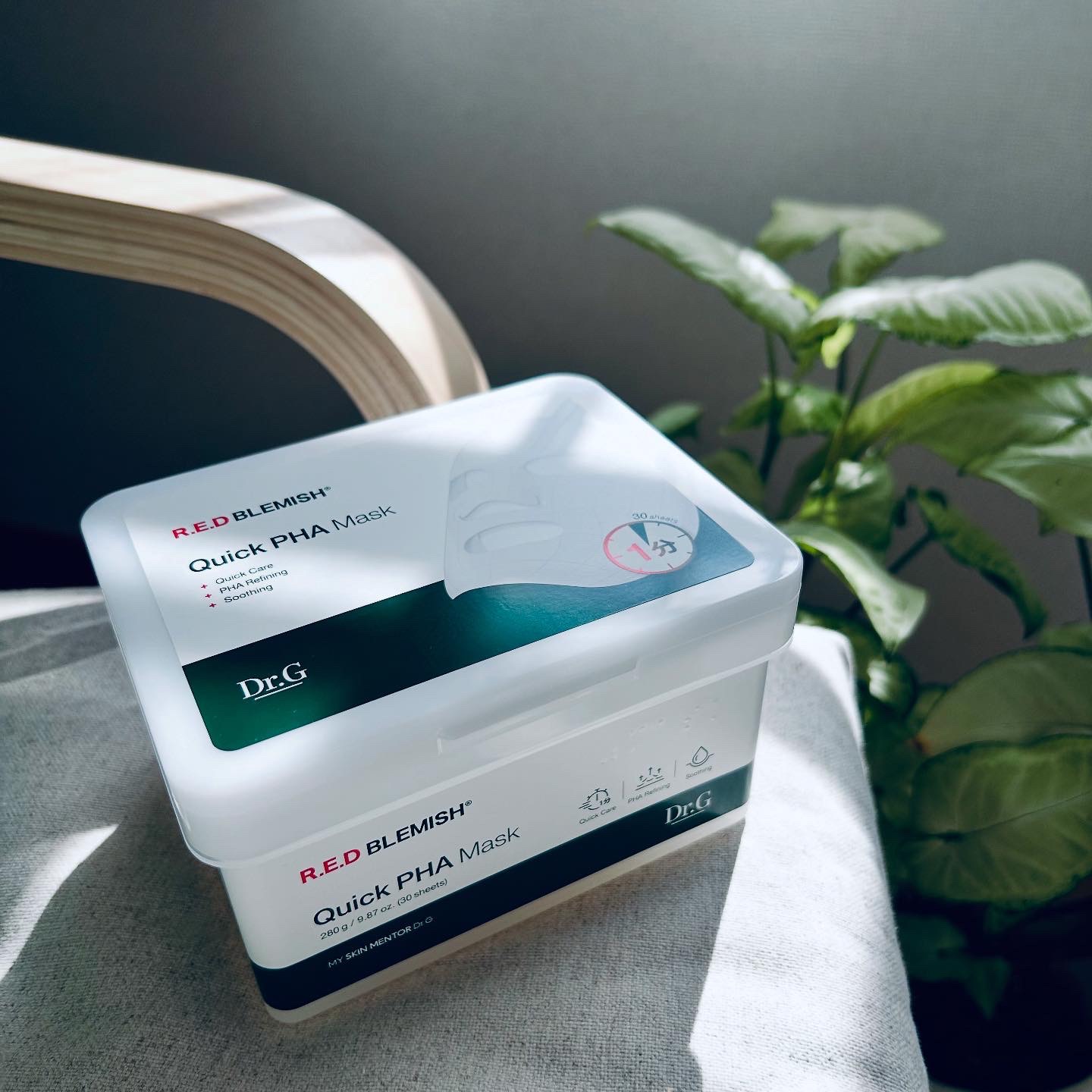 レッドブレミッシュクイックPHAシートマスク/Dr.G/シートマスク・パックを使ったクチコミ（1枚目）