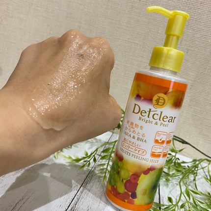 DETクリア ブライト&ピール ピーリングジェリー<ミックスフルーツの香り>/Detclear/ピーリングを使ったクチコミ(4枚目)