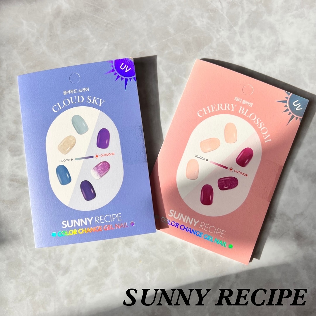 SUNNY RECIPE COLOR CHANGE GEL NAIL/SUNNY RECIPE/ネイルシールを使ったクチコミ（1枚目）