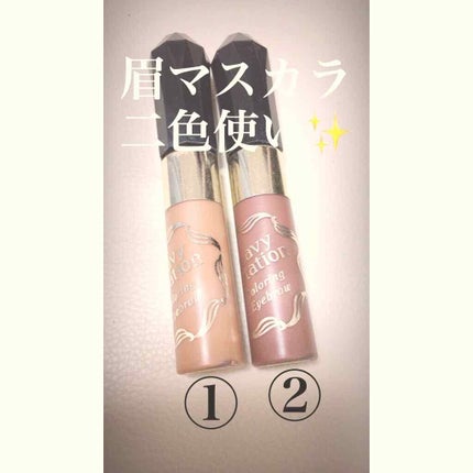 カラーリングアイブロウ/ヘビーローテーション/眉マスカラを使ったクチコミ(1枚目)