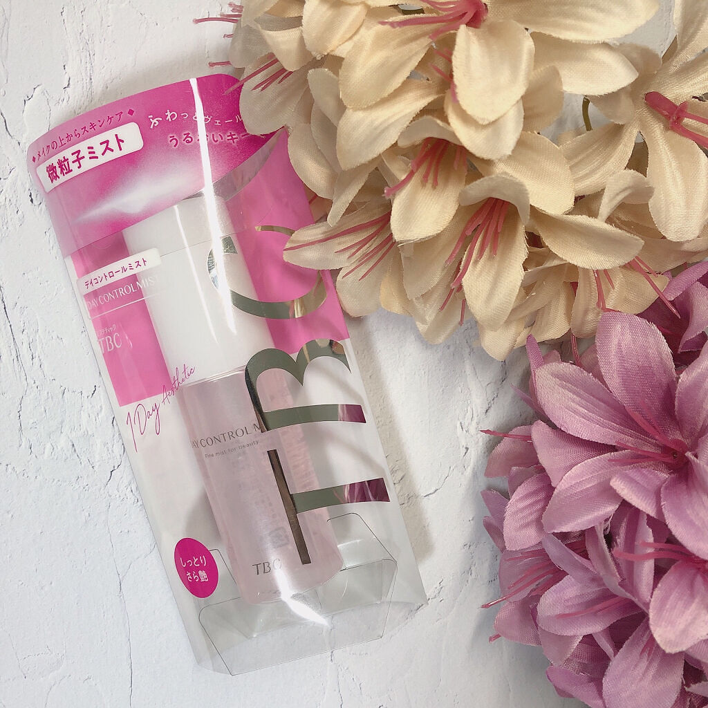 TBC デイコントロールミストのクチコミ「TBC デイコントロールミスト🌸

メイクの上からも使える保湿ミスト。

✼••┈┈┈┈┈┈┈.....」（2枚目）