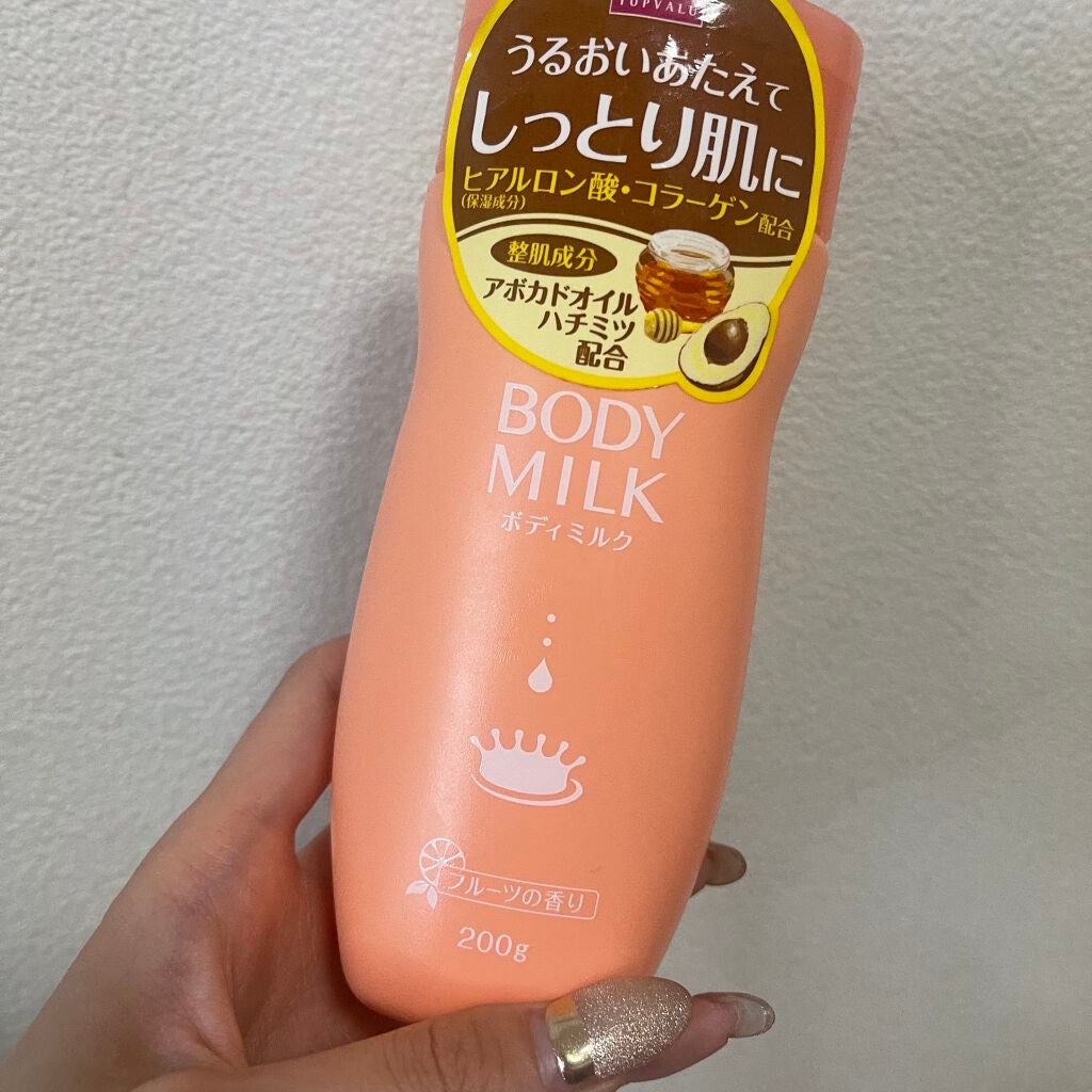 トップバリュ しっとりうるおう ボディミルク 400ml/トップバリュ/ボディミルク by kiichann❁⃘*.ﾟ