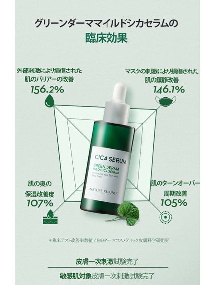 グリーンダーマCICAセラム/ネイチャーリパブリック/美容液を使ったクチコミ(4枚目)