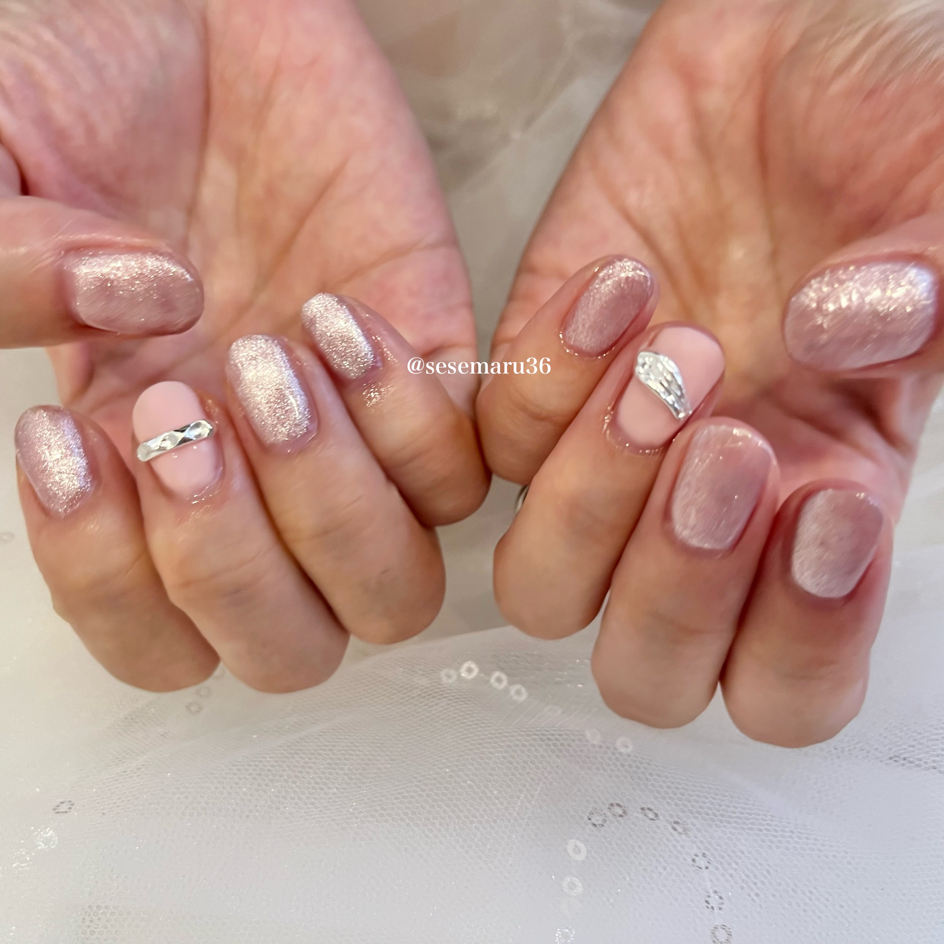 ジェルネイル（ライト対応）/セリア/ジェルネイルを使ったクチコミ（1枚目）