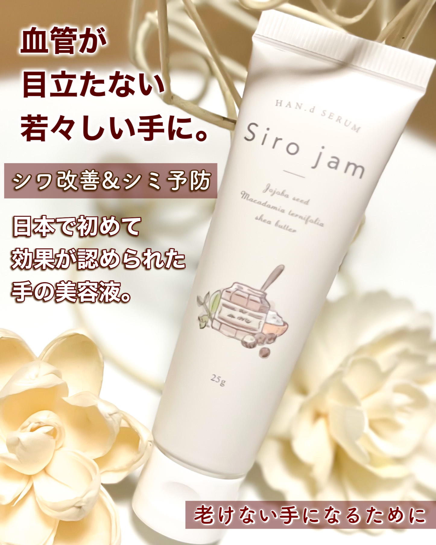 Sirojam（シロジャム）/HAN.d/ハンドクリームを使ったクチコミ（1枚目）