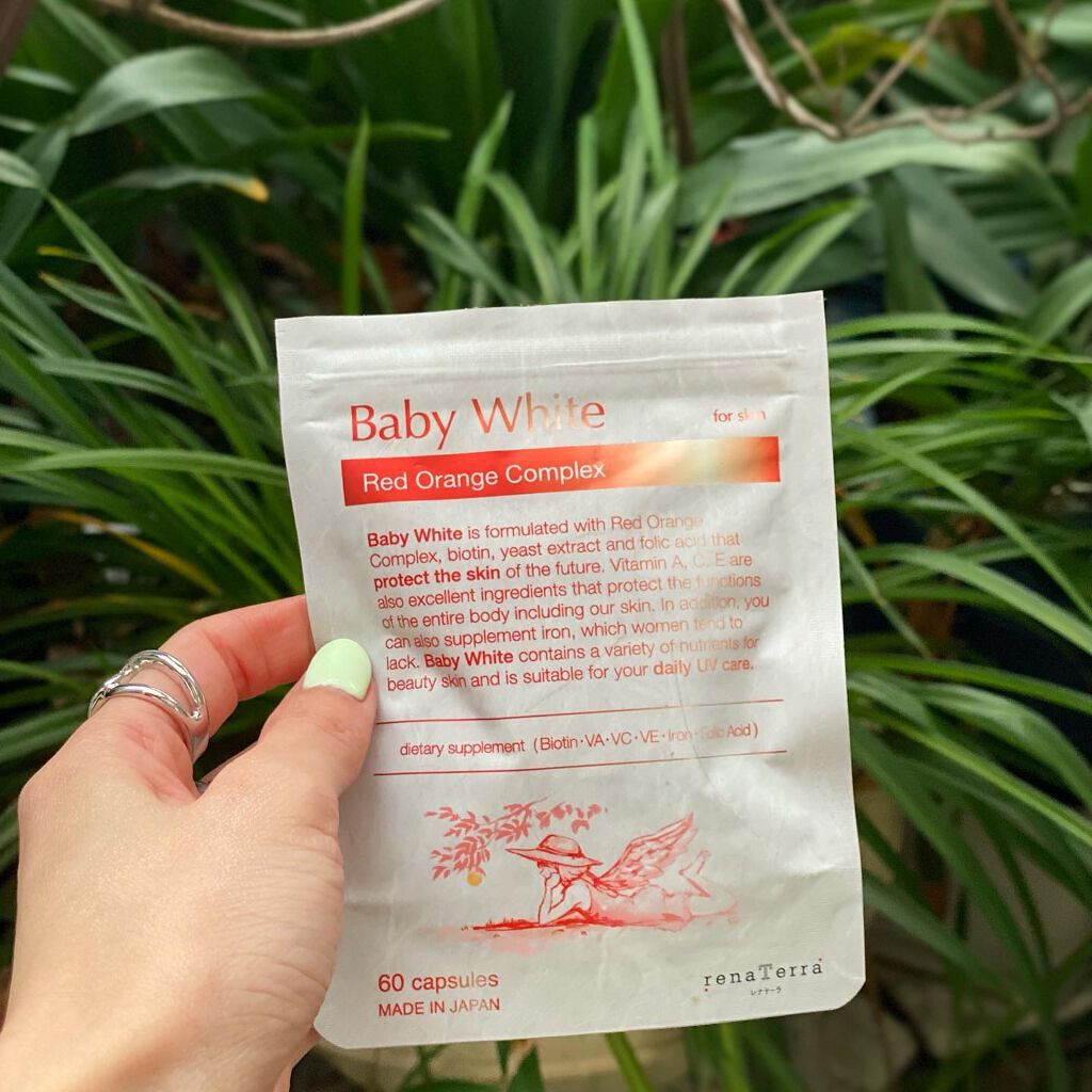 Baby White 60粒/renaTerra/美容サプリメントを使ったクチコミ（2枚目）