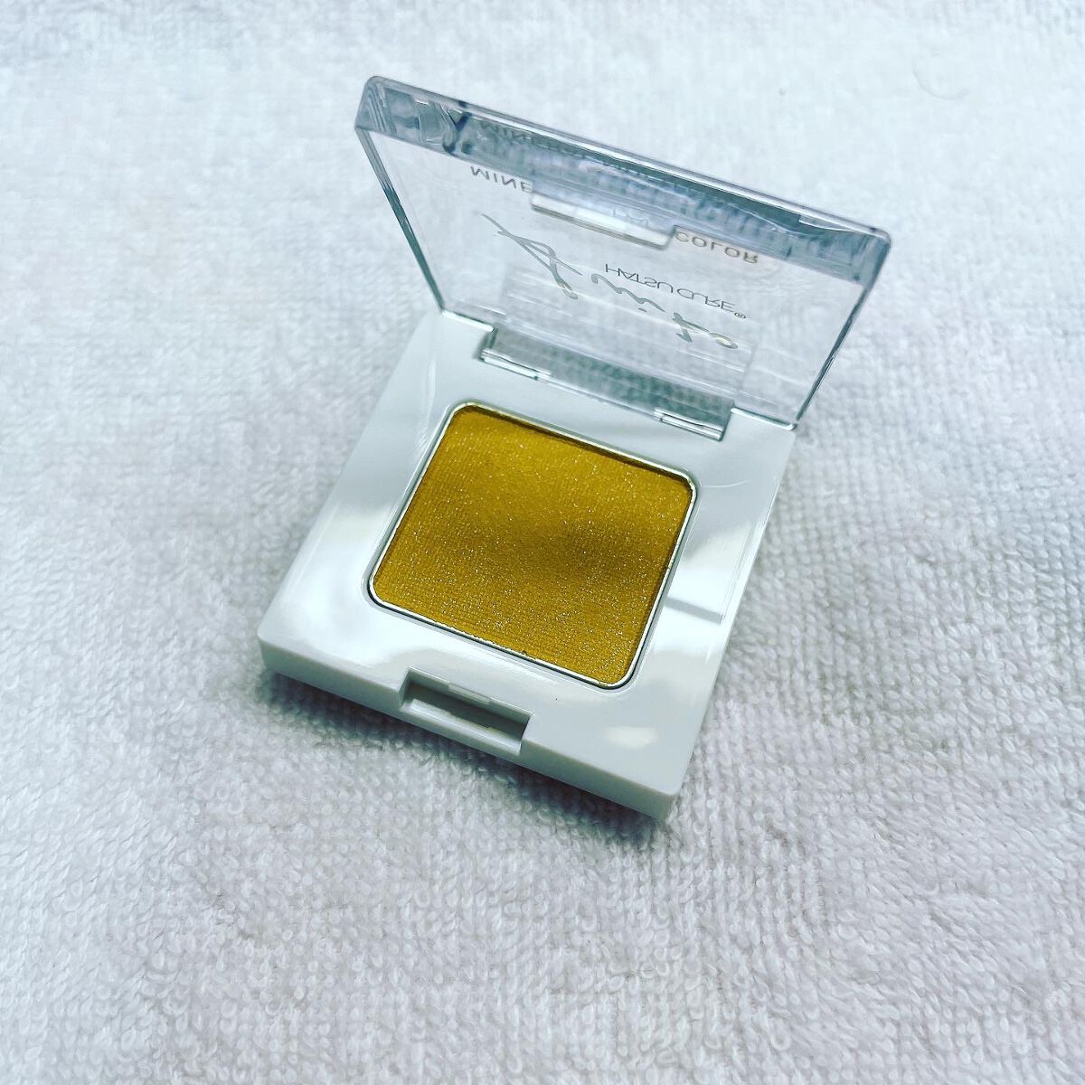 SUIKOミネラルマルチカラー 04 ミモザイエロー/SUIKO HATSUCURE/単色アイシャドウを使ったクチコミ（3枚目）