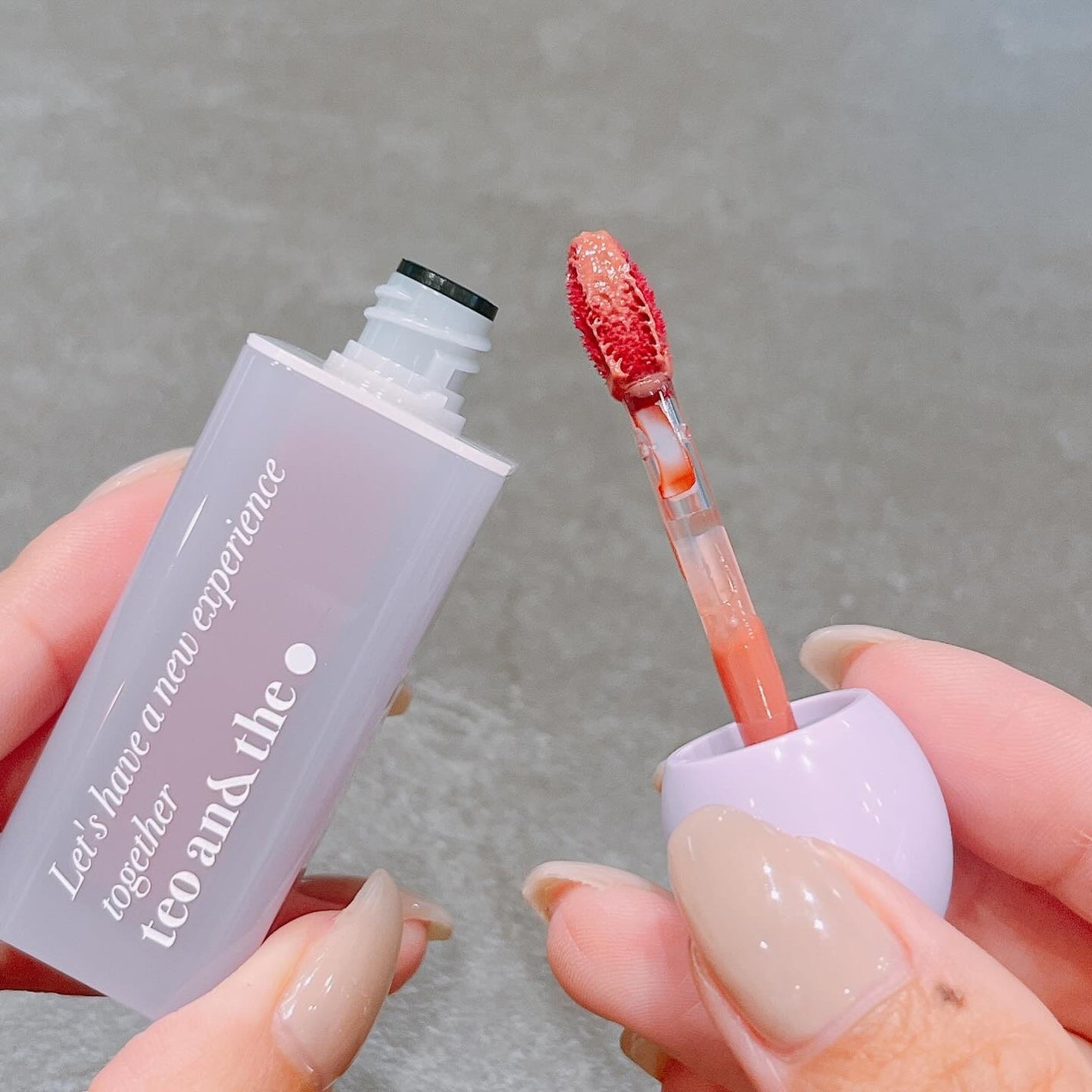 teo and the Milky Dotom Tint/タオアンダー/リップグロスを使ったクチコミ(5枚目)