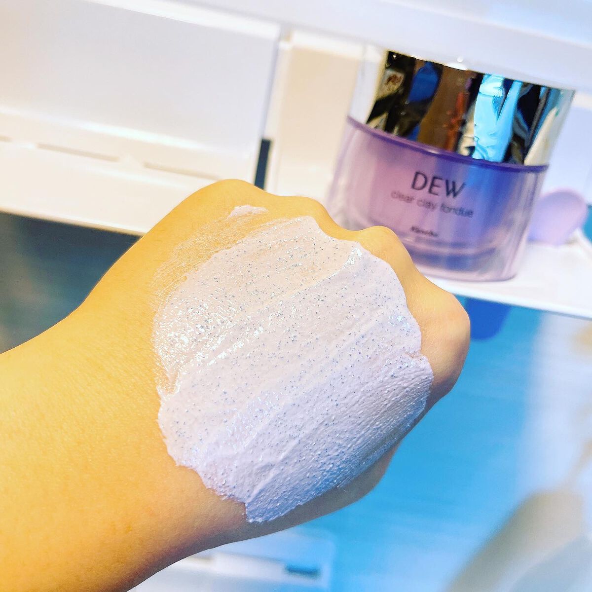 クリアクレイフォンデュ/DEW/洗い流すパック・マスクを使ったクチコミ(3枚目)