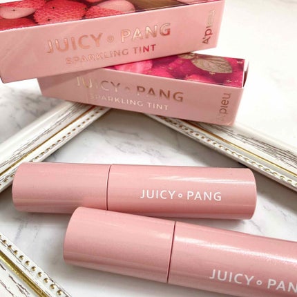 アピュー ジューシーパン スパークリングティント/A’pieu/口紅を使ったクチコミ(2枚目)