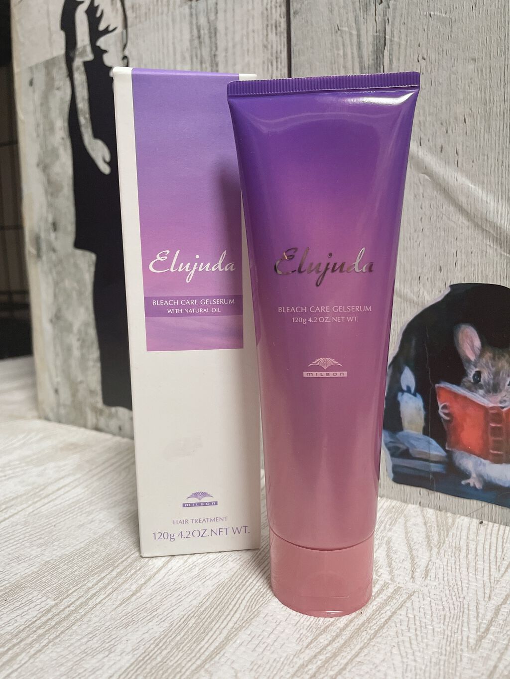 エルジューダ ブリーチケア ジェルセラム/ミルボン/洗い流すヘアトリートメントを使ったクチコミ(1枚目)