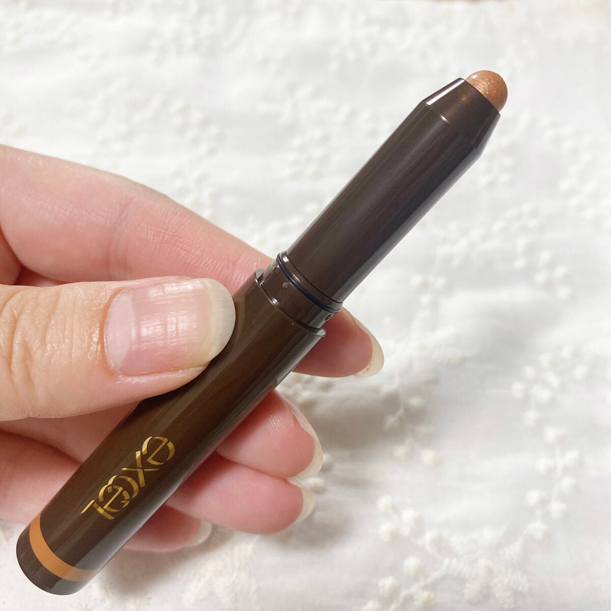 グリームオンフィットシャドウ/excel/スティックアイシャドウを使ったクチコミ(1枚目)