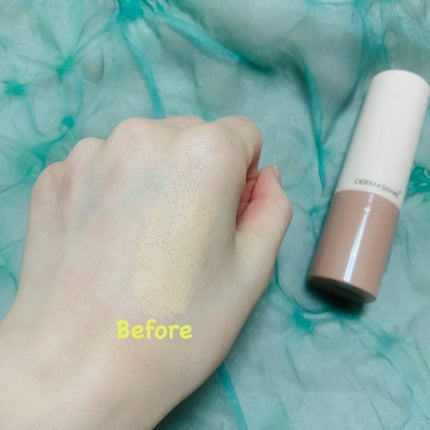 ヴィーガンナチュラルカバースティックファンデーション/DERMASHARE/その他ファンデーションを使ったクチコミ(5枚目)