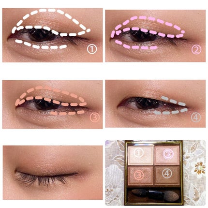 スキニーリッチシャドウ/excel/アイシャドウパレットを使ったクチコミ(5枚目)