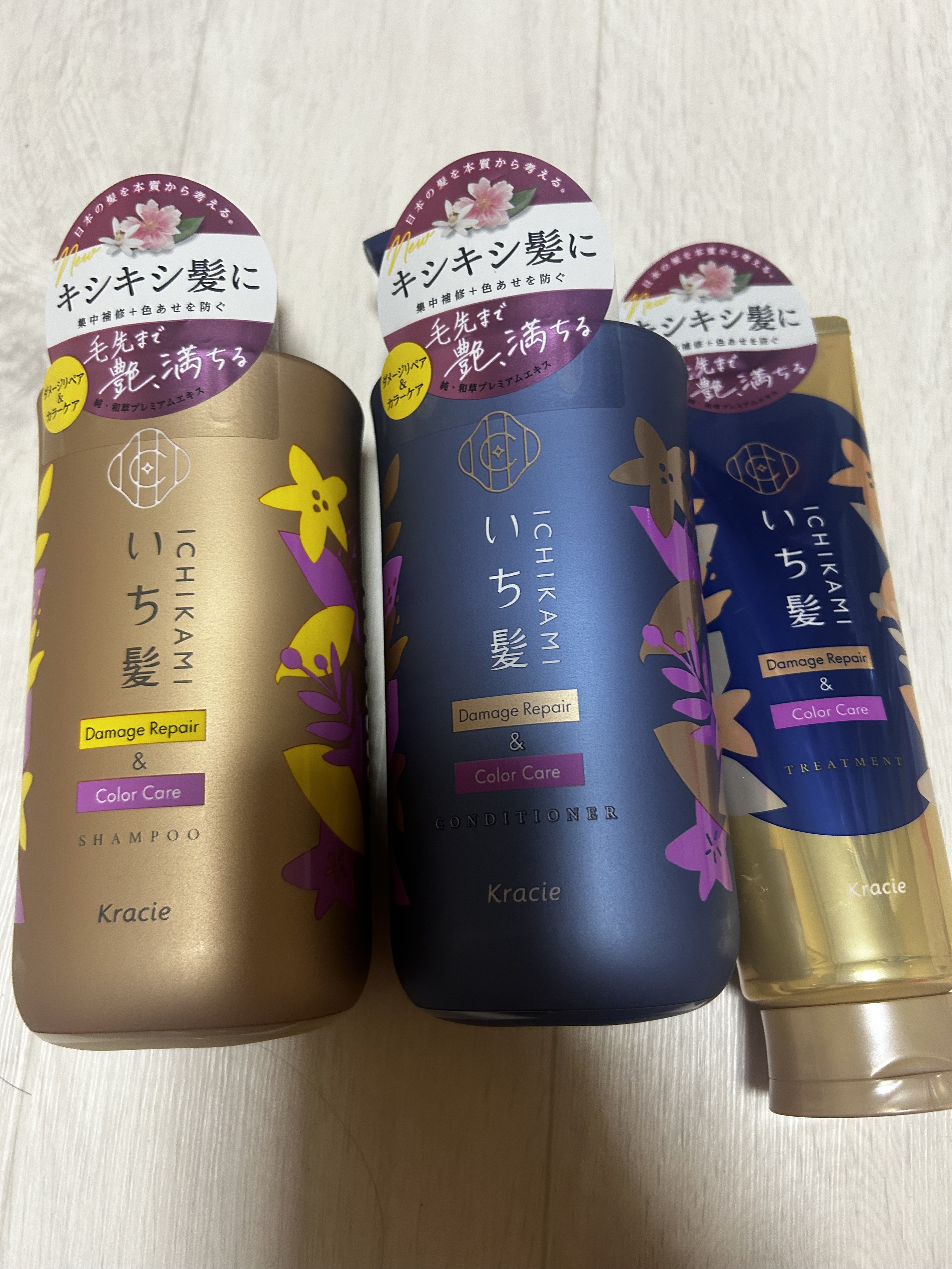 ダメージリペア＆カラーケア　トリートメント/いち髪/洗い流すヘアトリートメントを使ったクチコミ（1枚目）