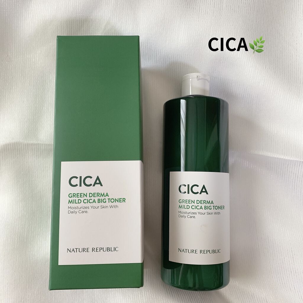 グリーン ダーマCICAビックトナー/ネイチャーリパブリック/化粧水を使ったクチコミ（1枚目）
