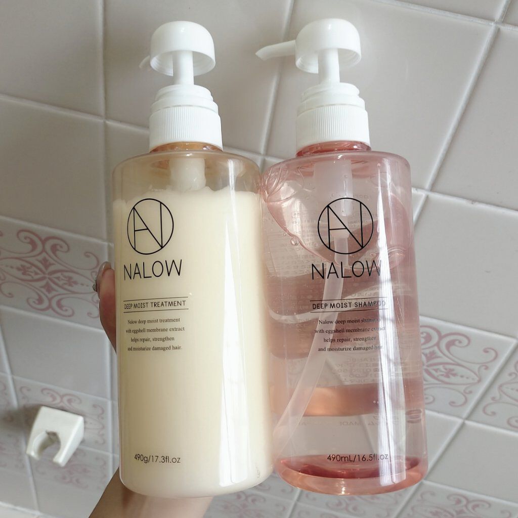 ディープモイスト シャンプー／トリートメント/NALOW/市販シャンプーを使ったクチコミ（1枚目）