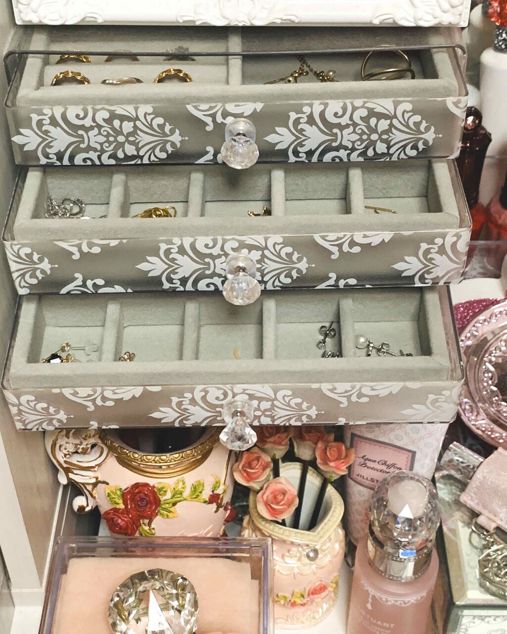 3段式クリアーケース/DAISO/その他化粧小物を使ったクチコミ（3枚目）