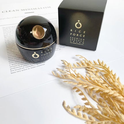 プレミアムパーフェクトクリーム/ライスフォース/フェイスクリームを使ったクチコミ(1枚目)