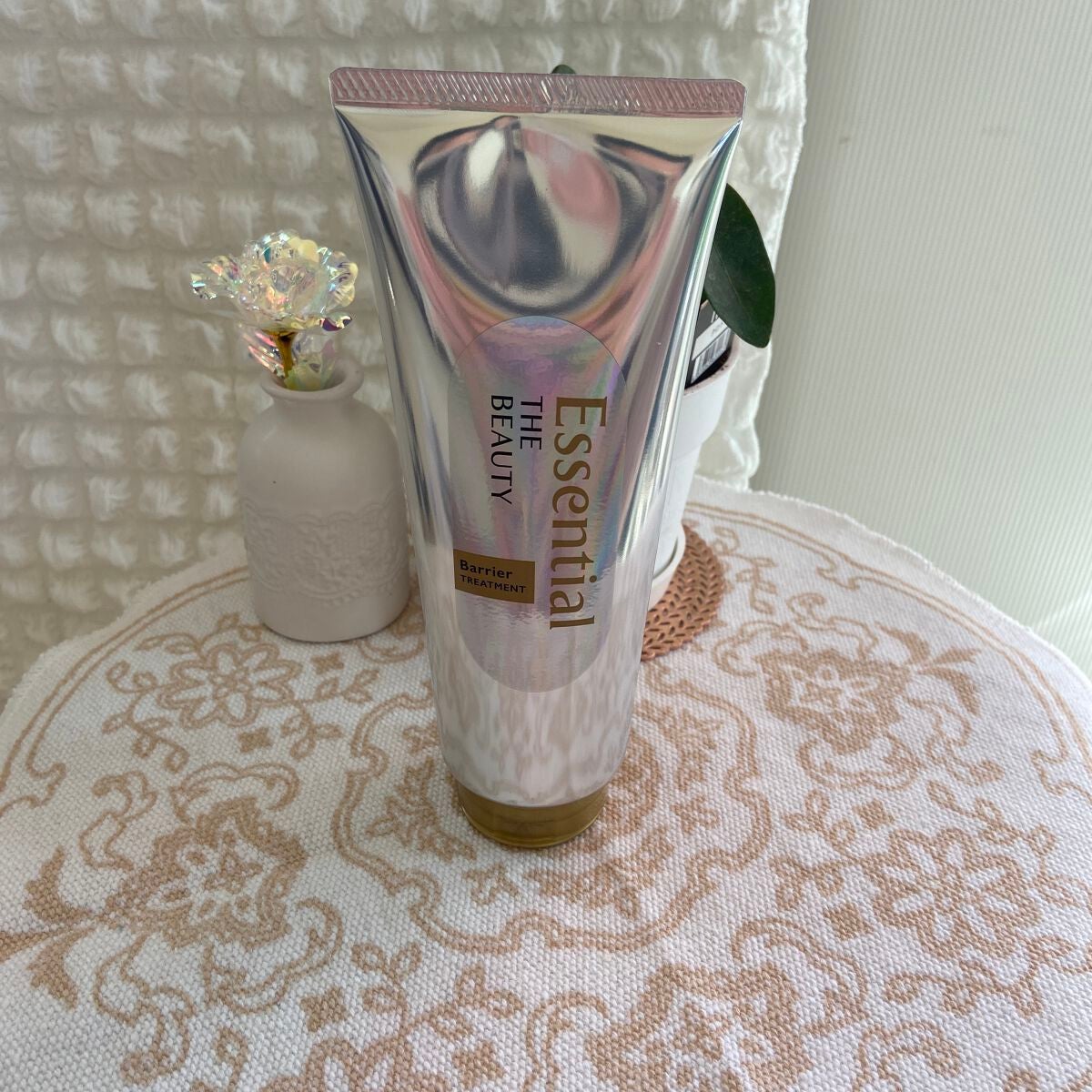 髪のキメ美容バリアトリートメント/エッセンシャル/洗い流すヘアトリートメントを使ったクチコミ(4枚目)