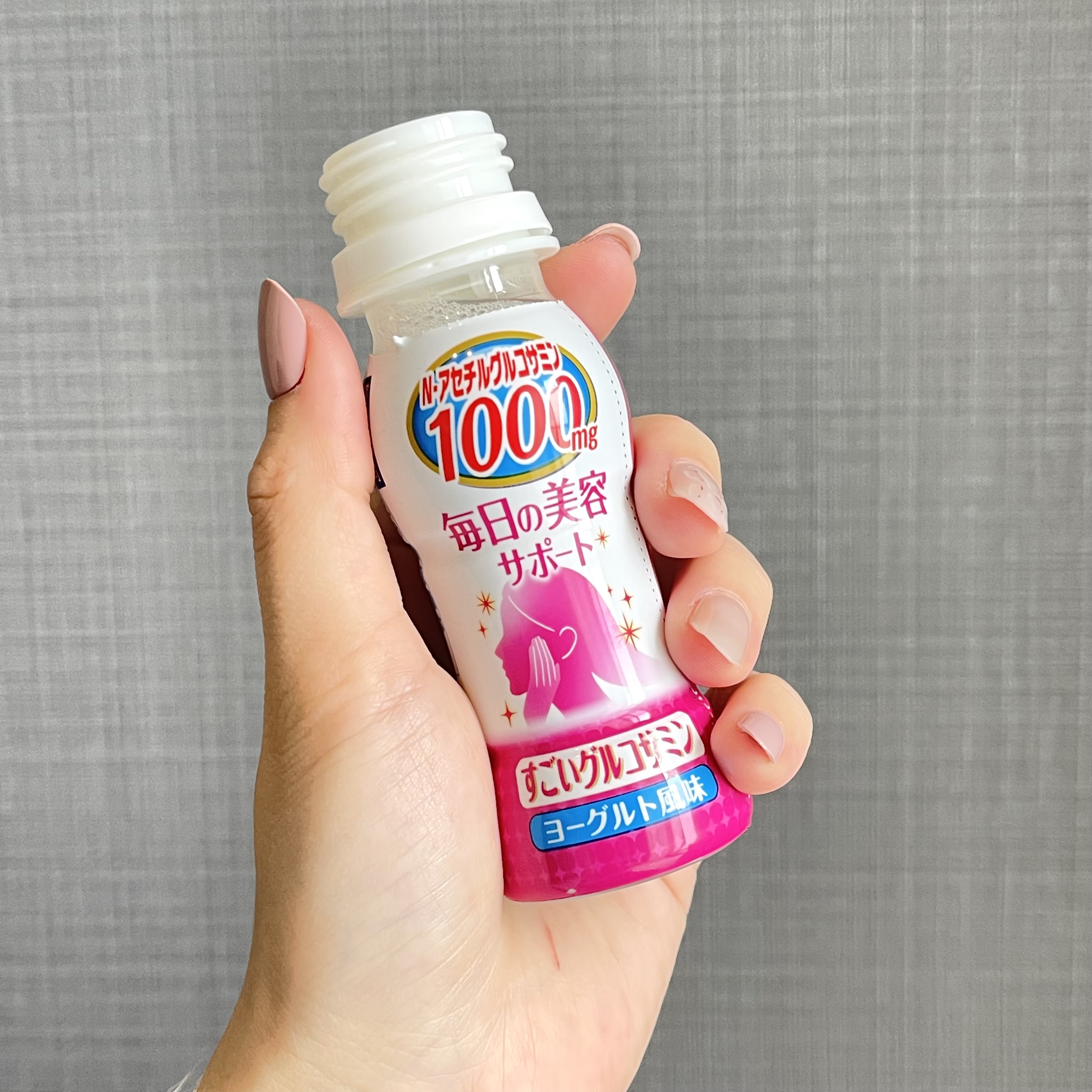 いなば食品 すごいグルコサミンドリンクのクチコミ「ドリンクタイプとタブレットタイプの2種類✌🏻

ドリンクタイプには、Nアセチルグルコサミンが1.....」（1枚目）