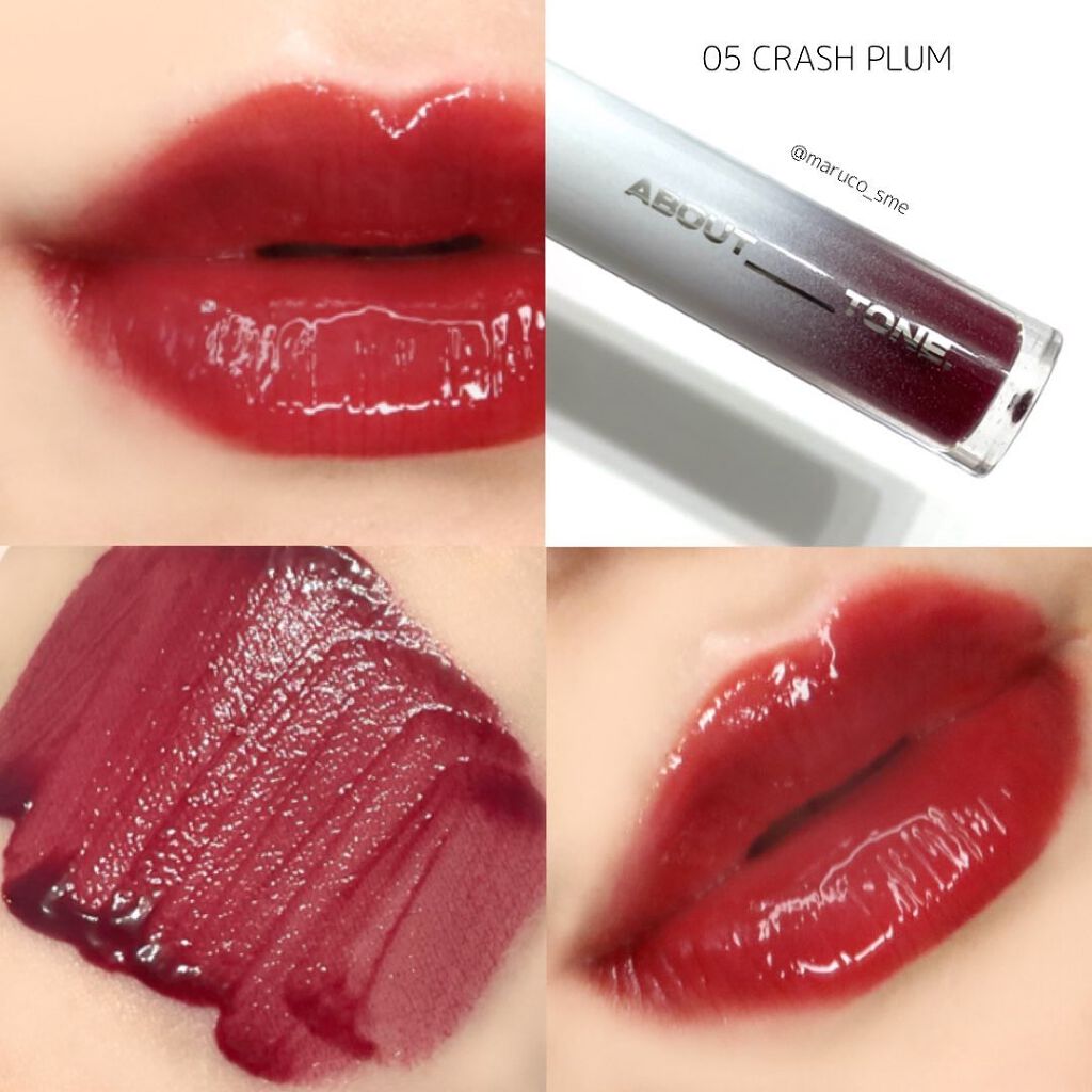 GO CRAZY DEWY LIPS/ABOUT TONE/リップグロスを使ったクチコミ(8枚目)