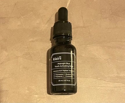 ミッドナイトブルーユースアクティベーティングドロップ(20ml)/Klairs/美容液を使ったクチコミ(1枚目)