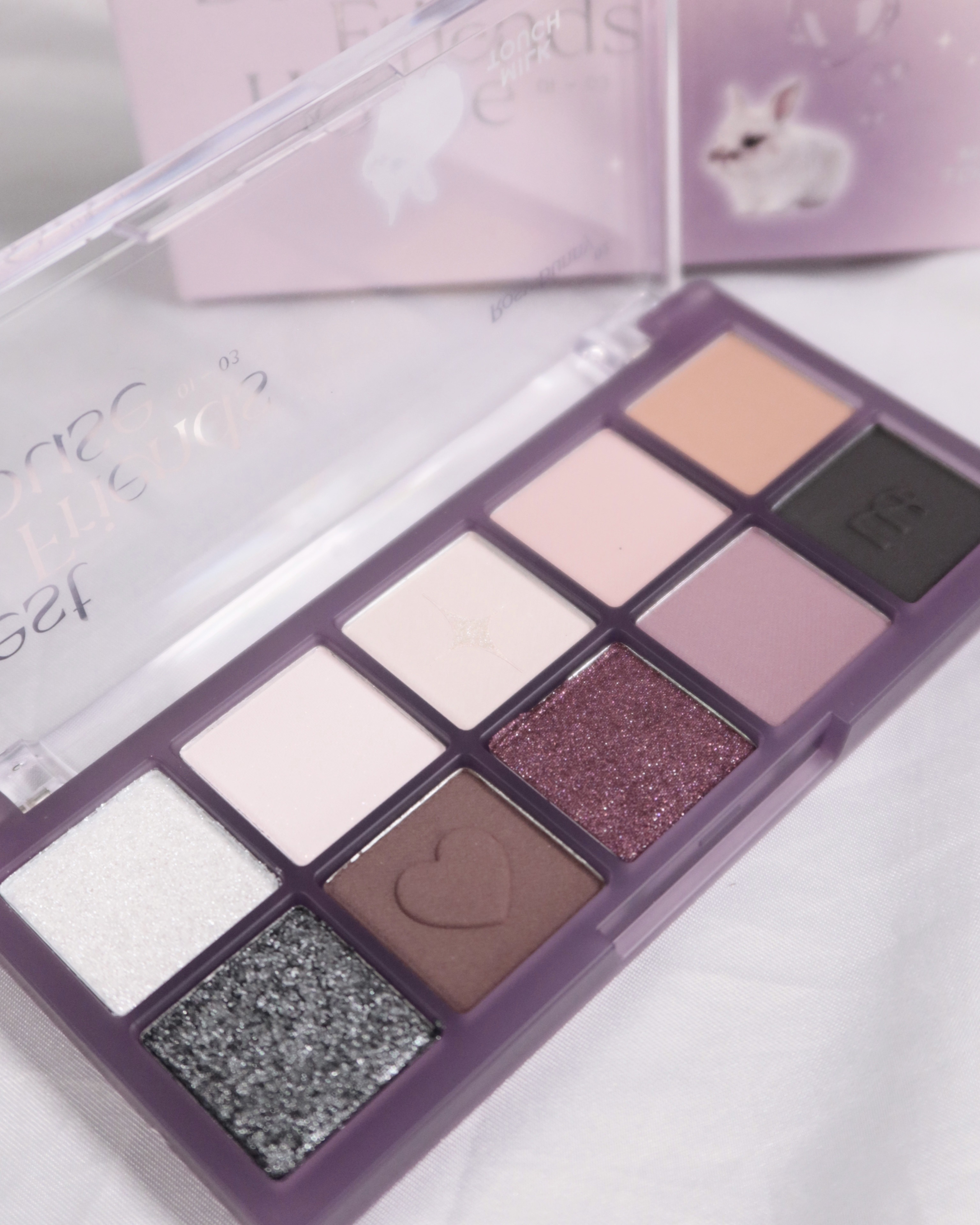 ビーマイベストフレンズハウスパレット 02 Rosy Bunny/Milk Touch/アイシャドウパレットを使ったクチコミ（2枚目）