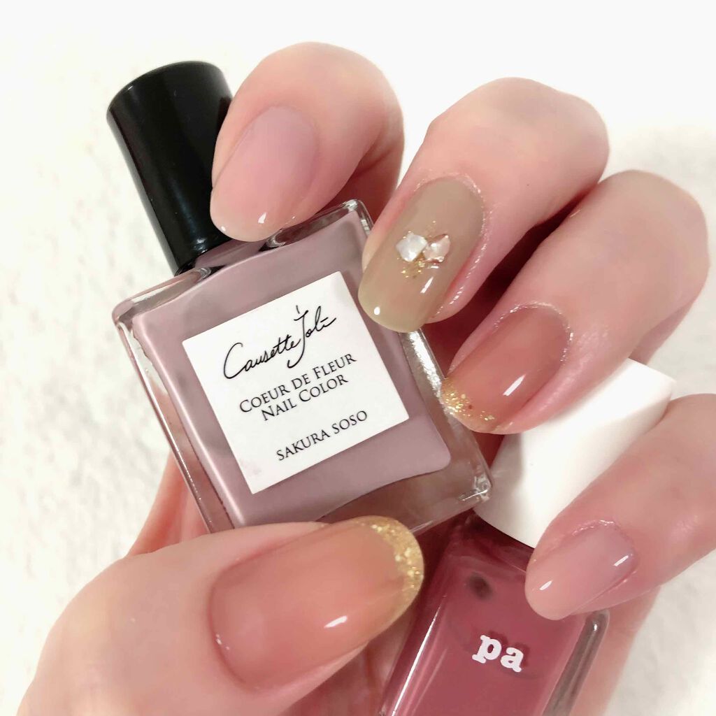 Coeur de Fleur Nail Color TSUKUSHINBO TENREI 【つくしんぼてんれい】/Causette.Joli/マニキュアを使ったクチコミ（1枚目）