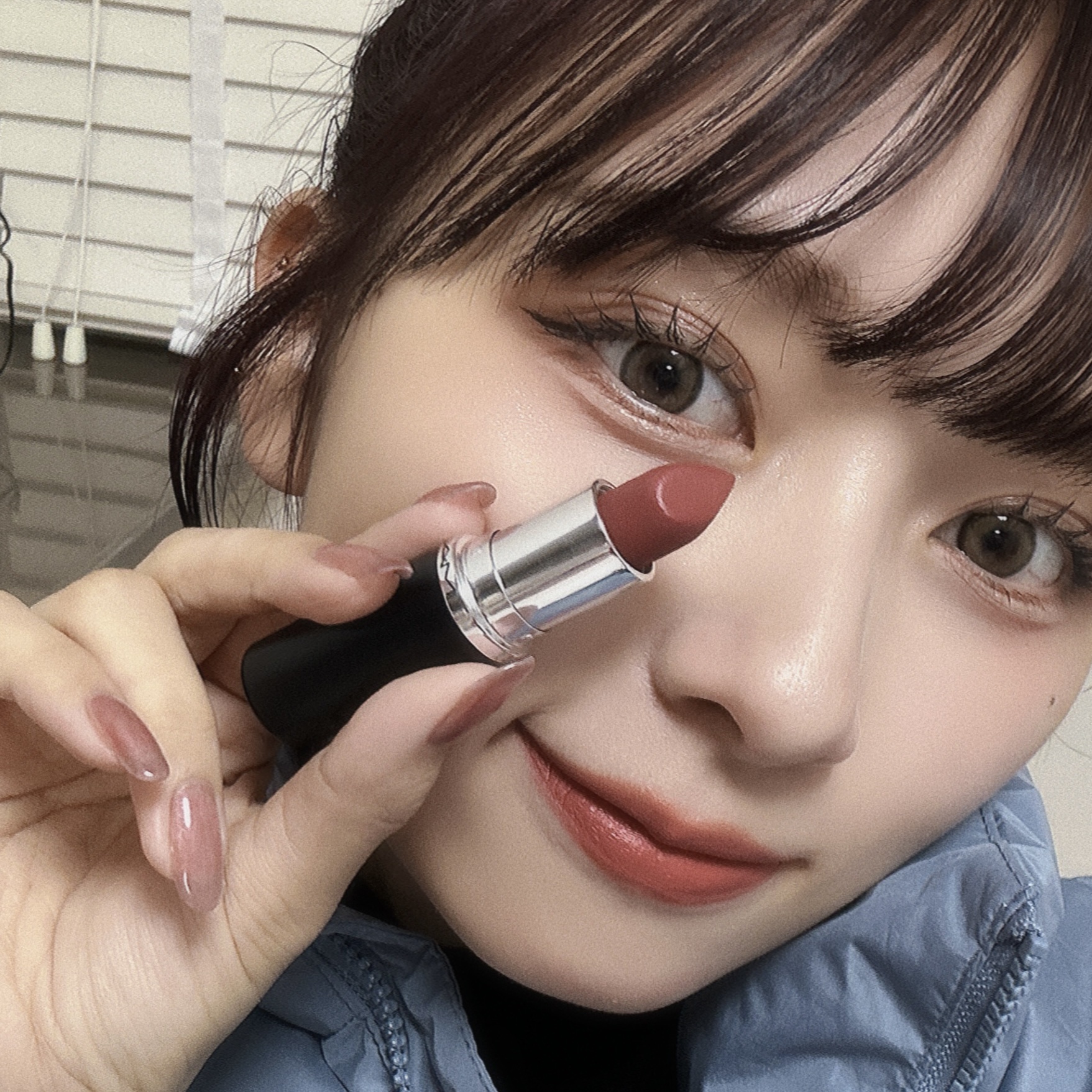 マキシマル シルキー マット リップスティック ゴー レトロ/M・A・C/口紅を使ったクチコミ（2枚目）