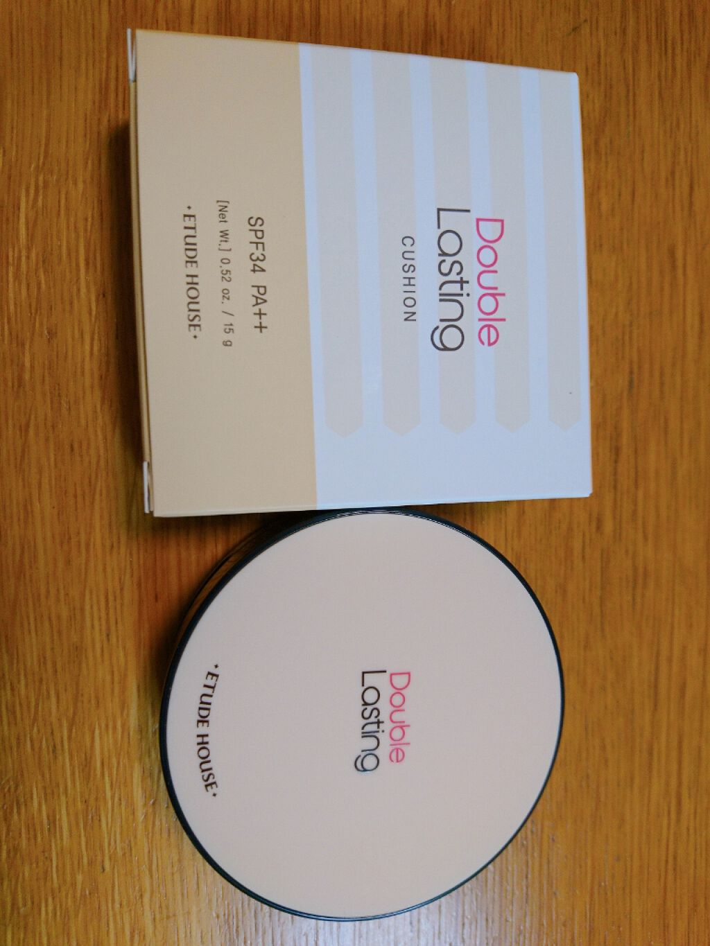 ダブルラスティング クッション/ETUDE/クッションファンデーションを使ったクチコミ(1枚目)