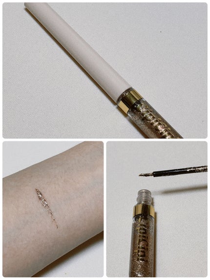 グリッター イルミネーションライナー R/CipiCipi/リキッドアイライナーを使ったクチコミ(2枚目)