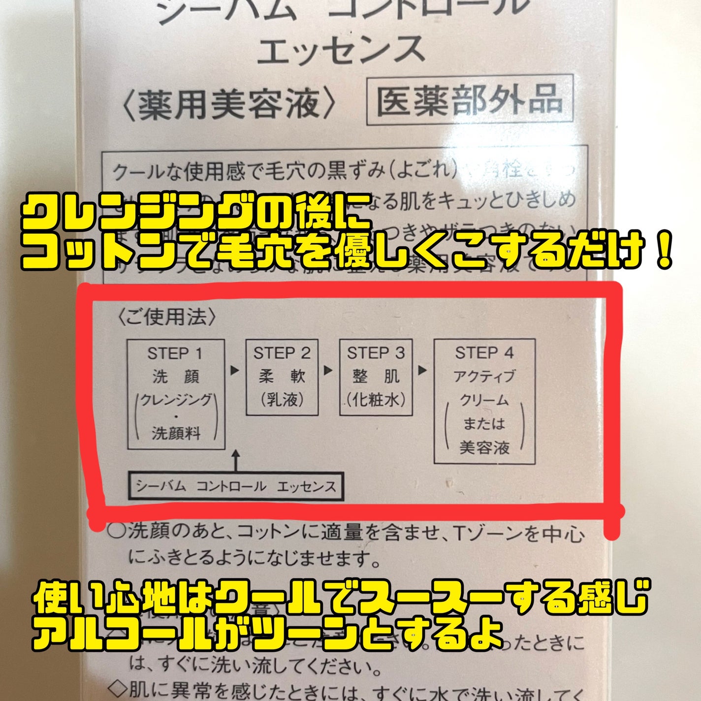 フラルネ シーバムコントロールエッセンス/ALBION/美容液を使ったクチコミ(2枚目)