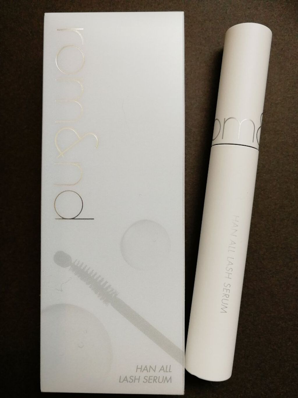 ハンオールラッシュセラム/rom&nd/まつげ美容液を使ったクチコミ（1枚目）