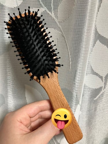 ブナ材ヘアブラシ ミックス毛/無印良品/ヘアブラシを使ったクチコミ（1枚目）