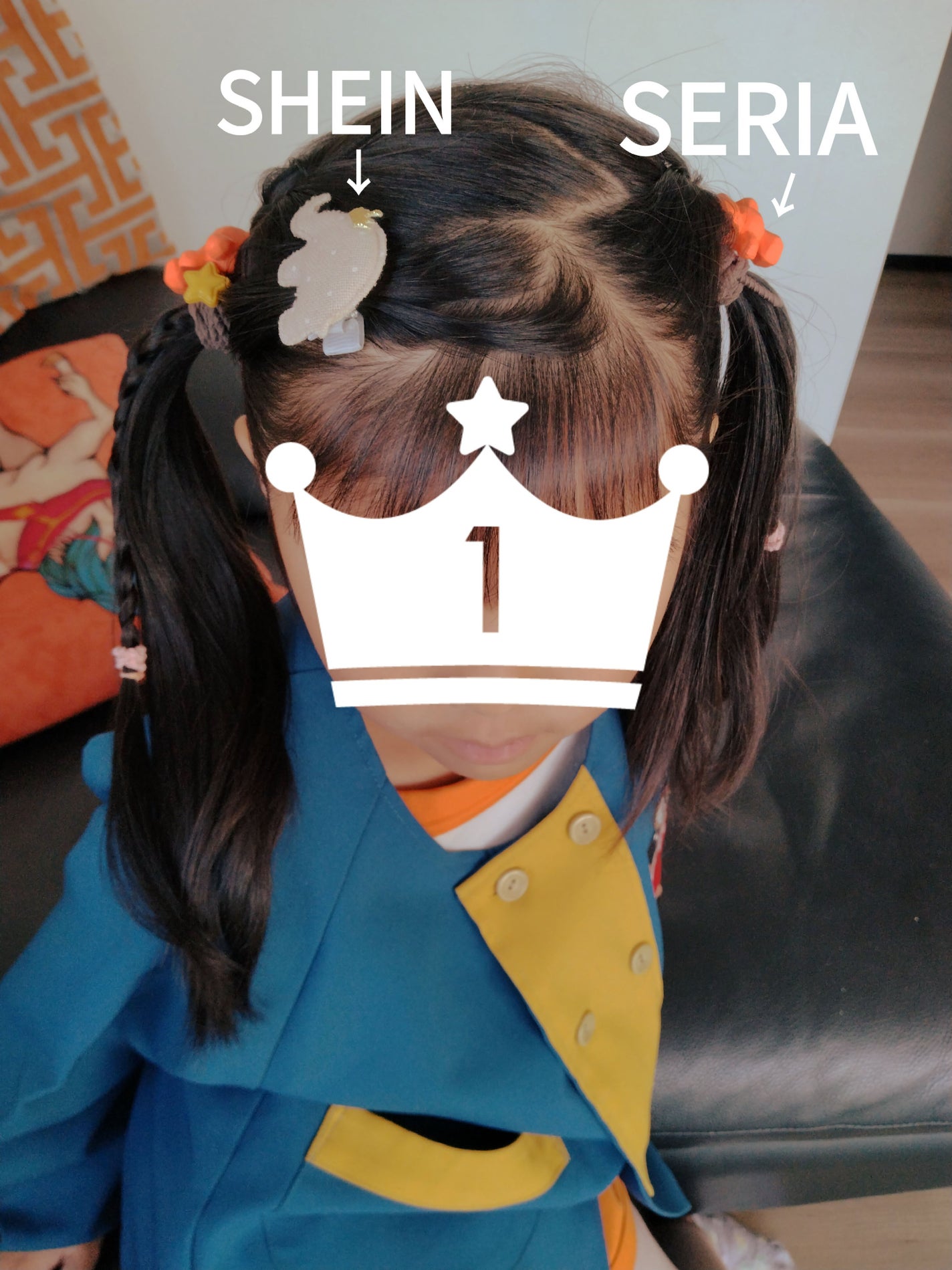 ヘアアクセサリー/セリア/ヘアアクセサリーを使ったクチコミ(1枚目)