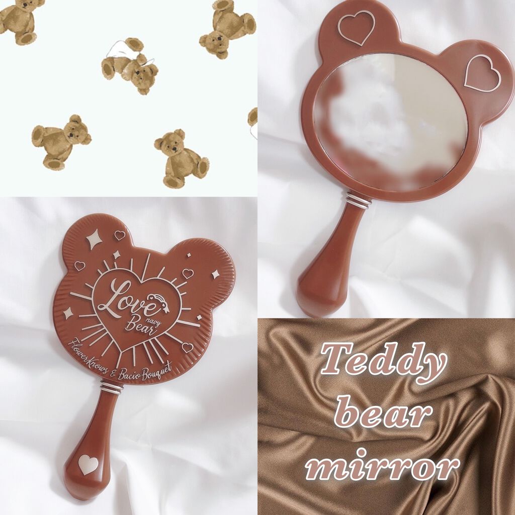 ハンドミラー LOVE BEARシリーズ/FlowerKnows/その他化粧小物を使ったクチコミ（1枚目）