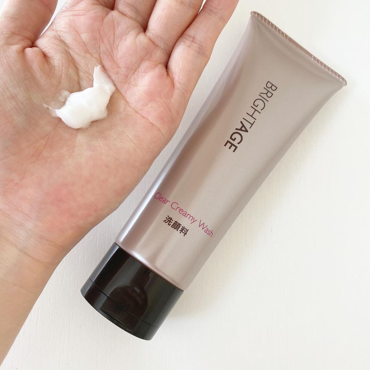 クリア クリーミーウォッシュ/BRIGHTAGE/洗顔フォームを使ったクチコミ（3枚目）