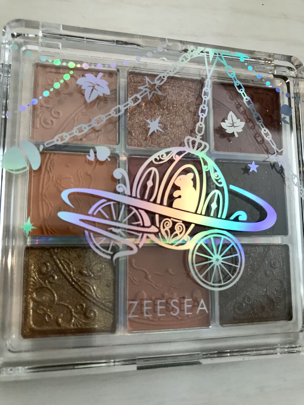 クォーツ 9色アイシャドウパレット(ドリームランドアイシャドウ)/ZEESEA/アイシャドウパレットを使ったクチコミ（3枚目）