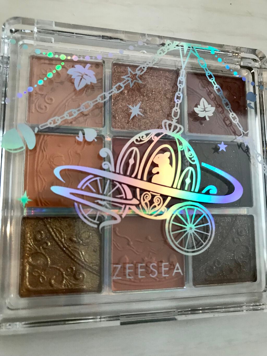 クォーツ 9色アイシャドウパレット(ドリームランドアイシャドウ)/ZEESEA/アイシャドウパレットを使ったクチコミ(3枚目)