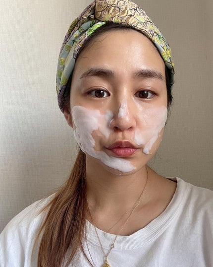 marie___1104 on LIPS 「【洗い流し不要!もこもこの泡パック🫧】夏らしさがどんどん去..」(6枚目)